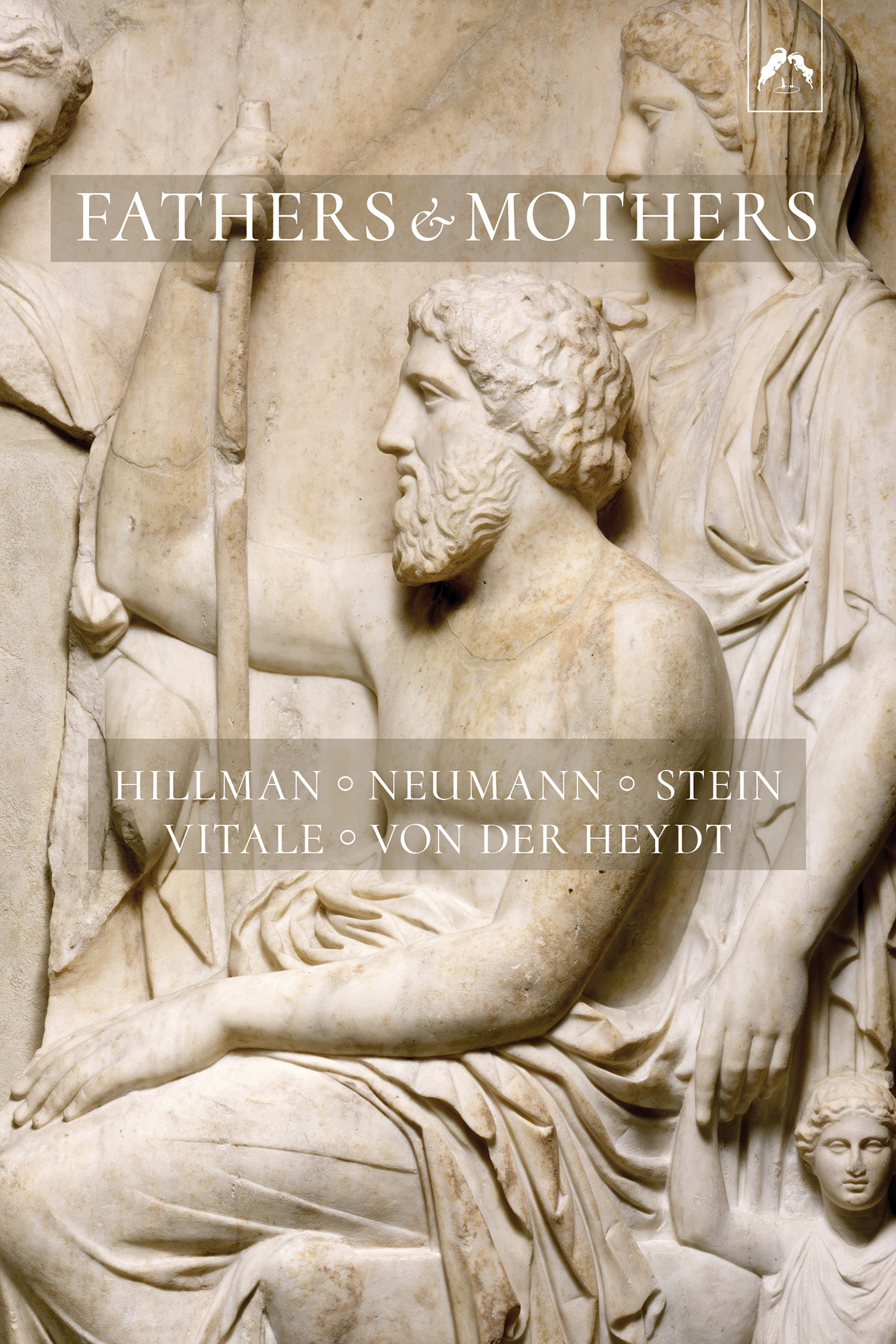 Cover image with marble grave stele of a family